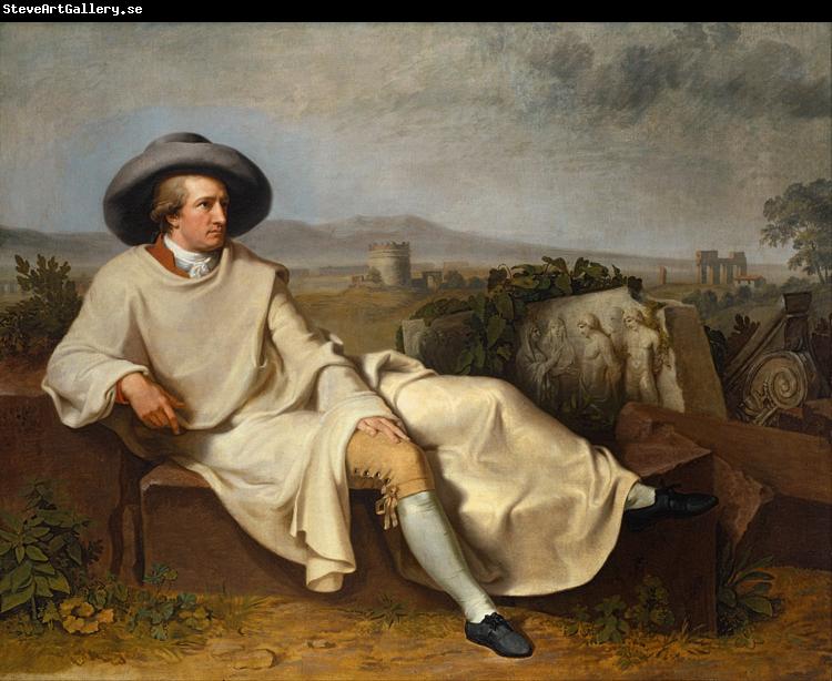 TISCHBEIN, Johann Heinrich Wilhelm Goethe in the Roman Campagna (mk08)